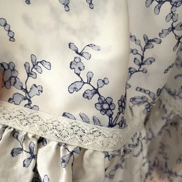 LITTLE JOE by GAIL ELLIOT Silk Maxi Skirt sized Small - Picture 8 of 9